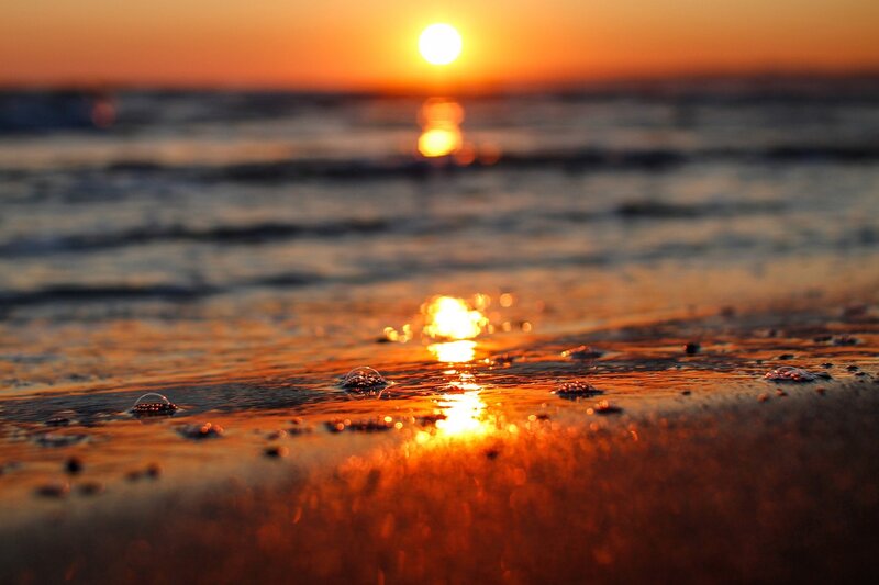 Sunset at the beach