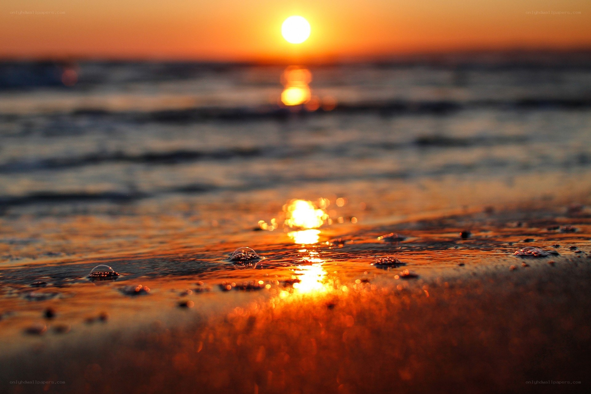 Sunset at the beach