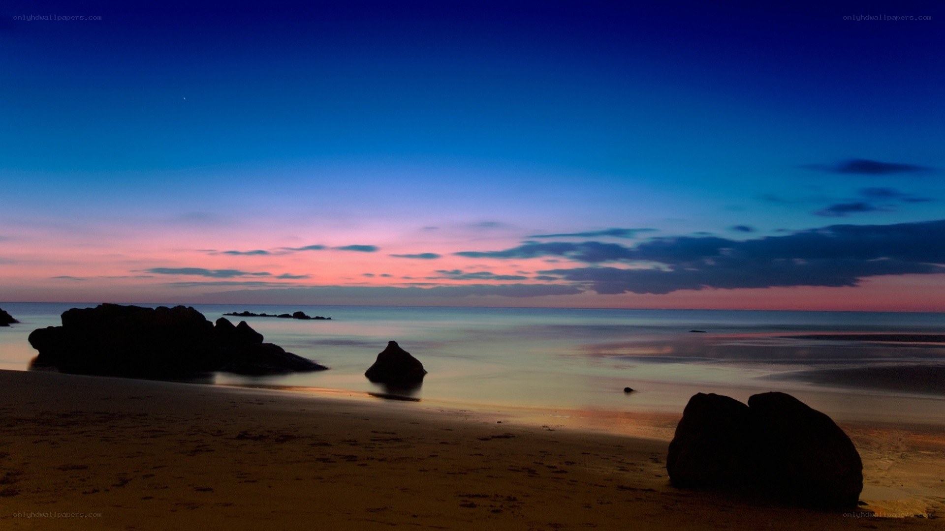 sunset at the beach