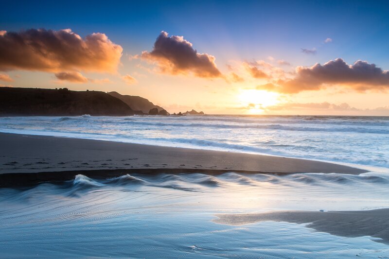 Sunset at the beach