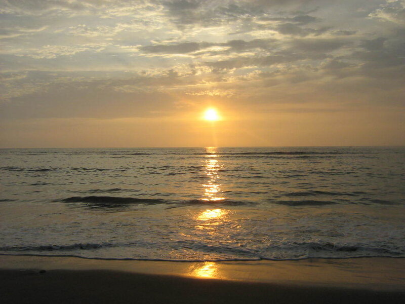 Sunset at the beach