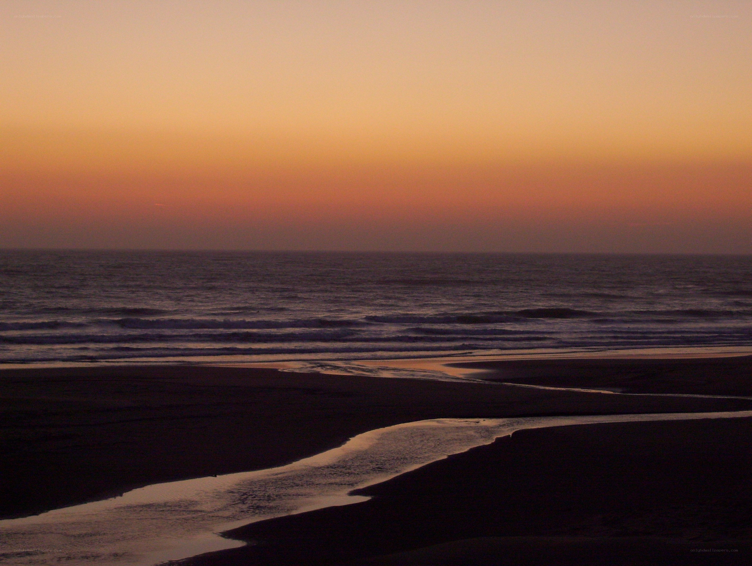 sunset at the beach