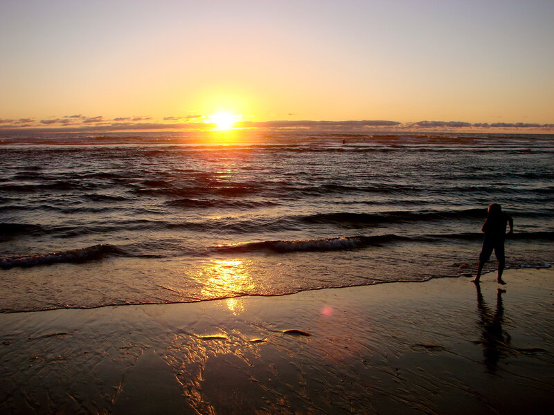 Sunset at the beach
