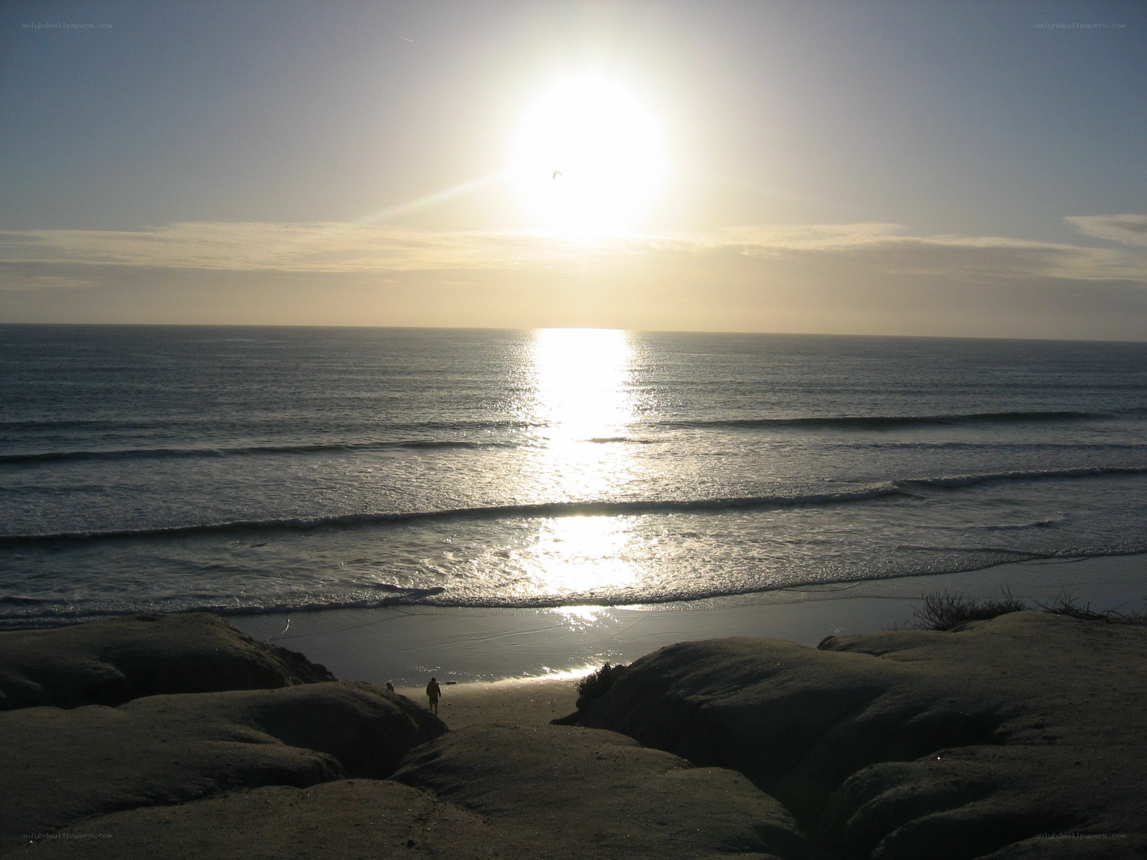 Sunset at the beach