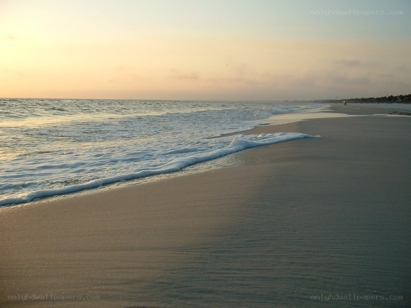 sunset at the beach