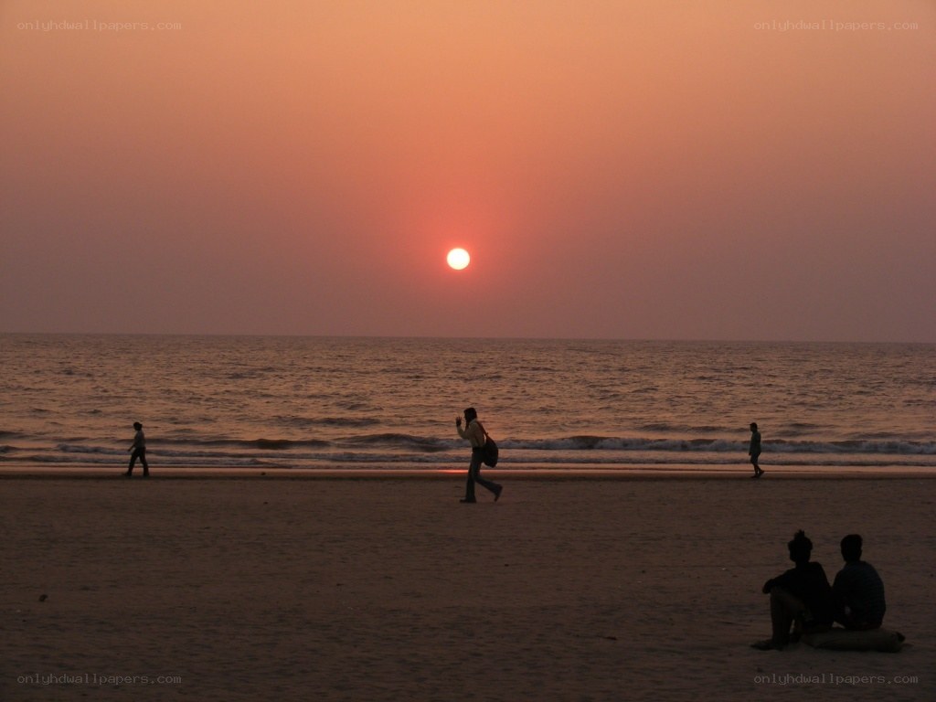 Sunset at the beach