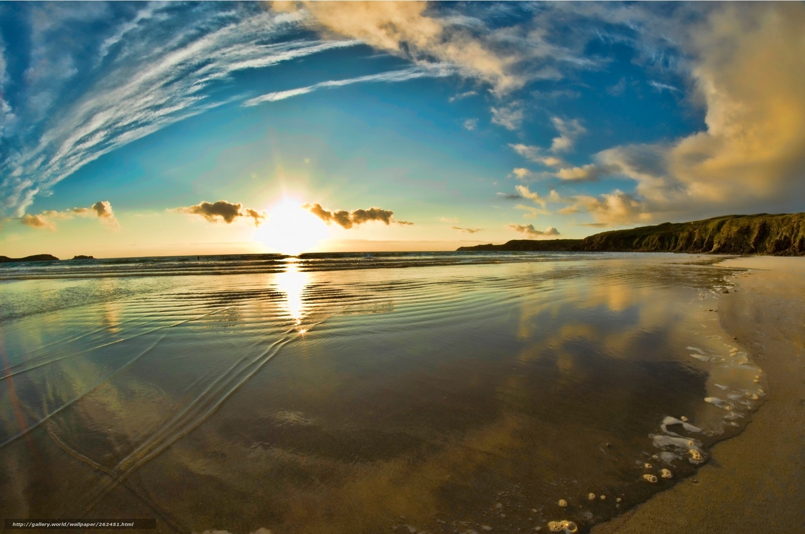 Sunset at the beach