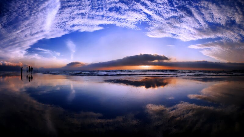 Sunset at the beach