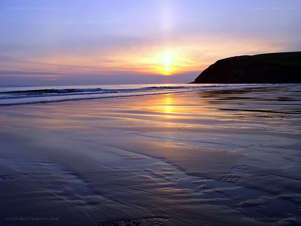 Sunset at the beach