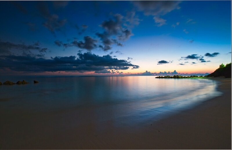 sunset at the beach