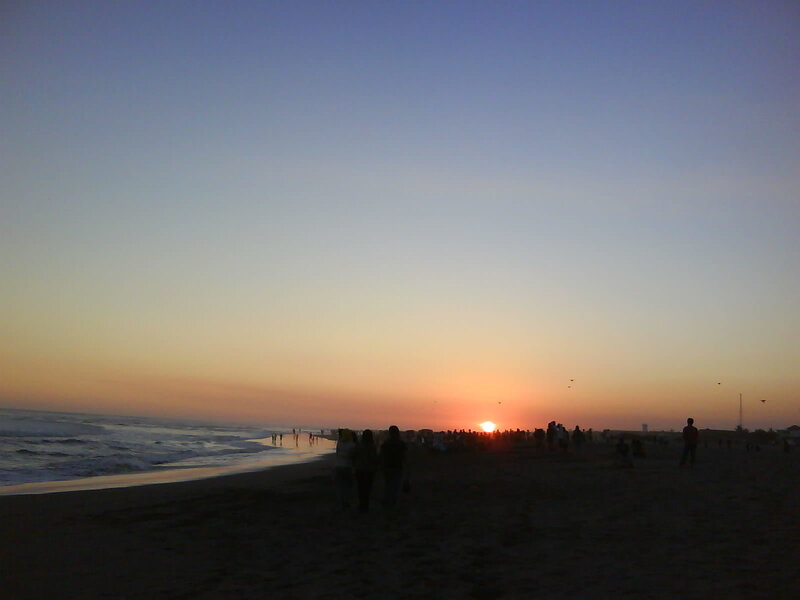 Sunset at the beach