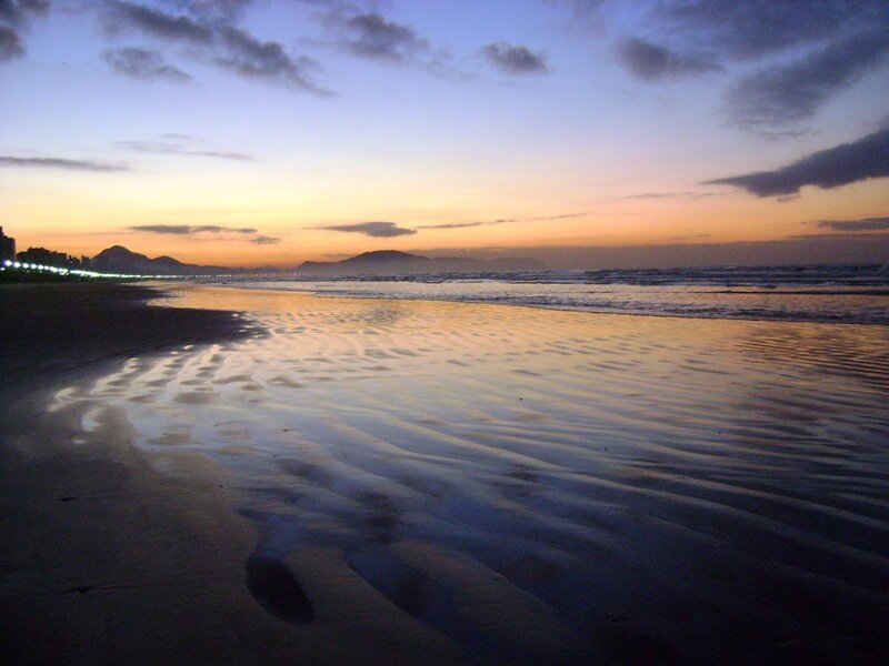 sunset at the beach