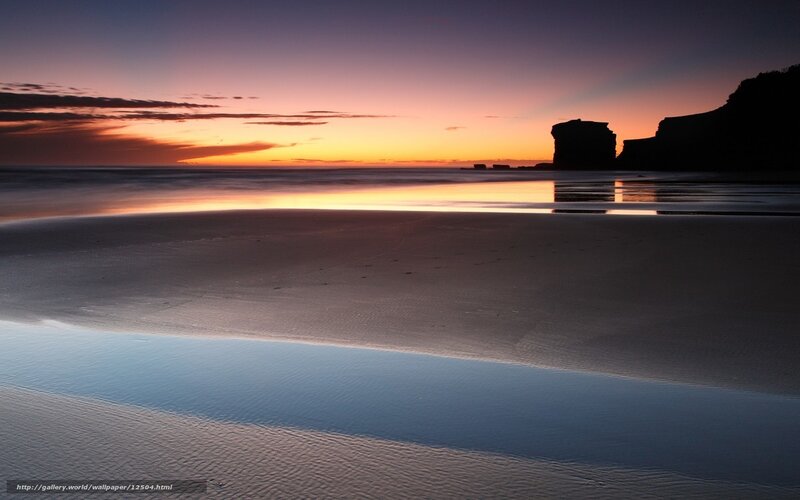 sunset at the beach