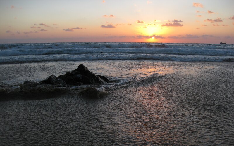 Sunset at the beach
