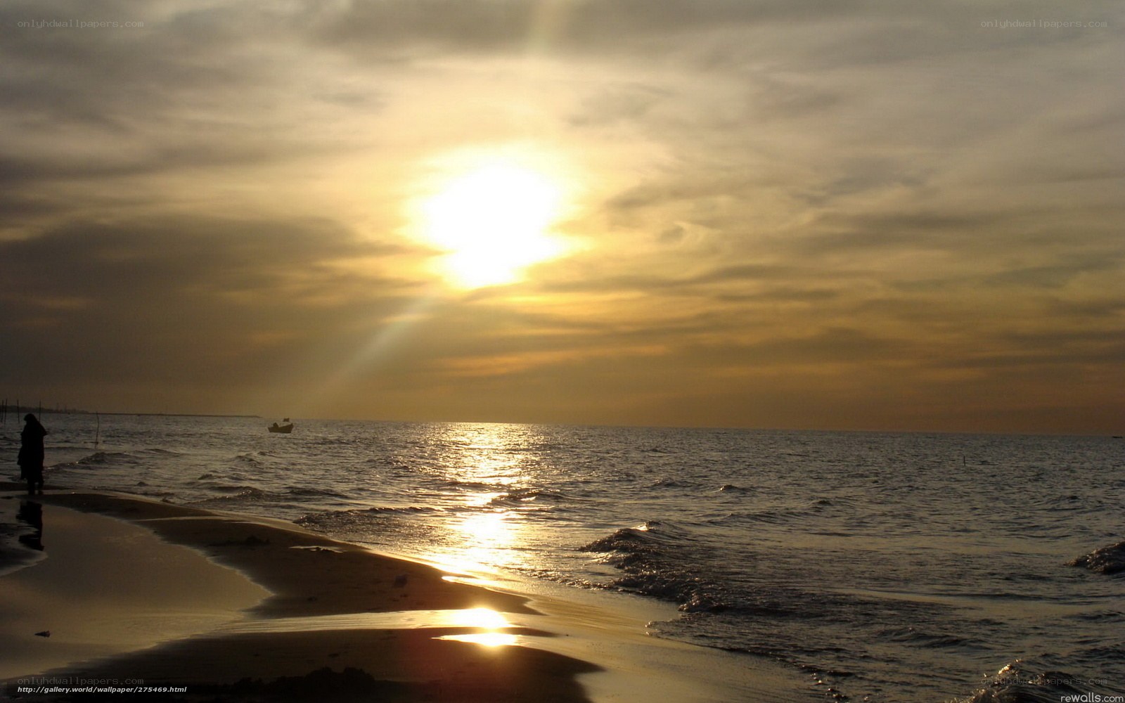 Sunset at the beach