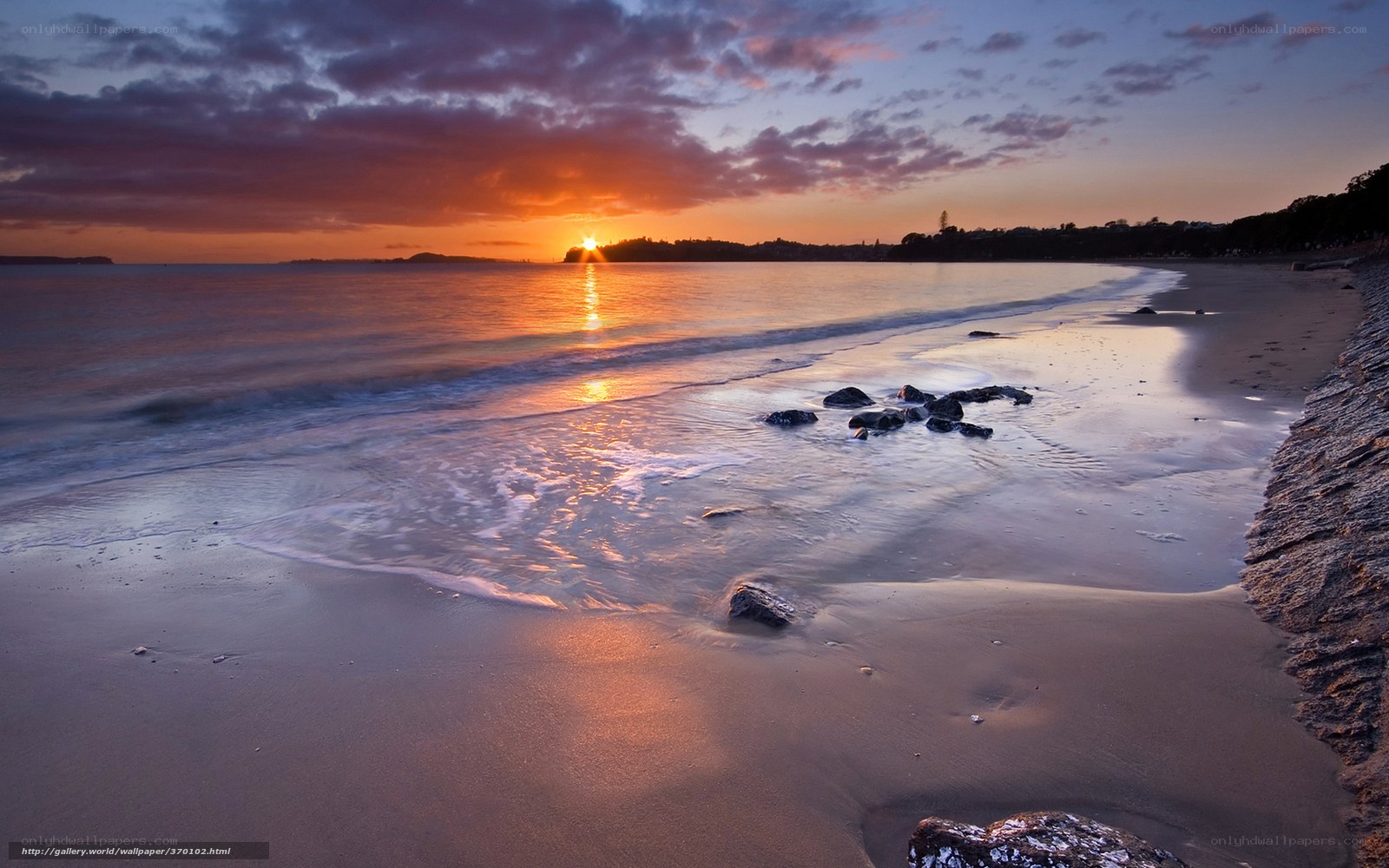 Sunset at the beach