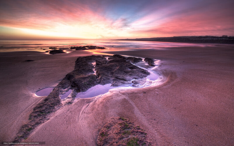 sunset at the beach