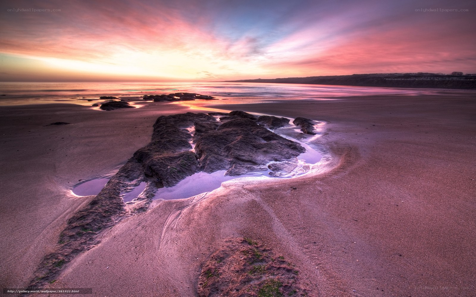 sunset at the beach