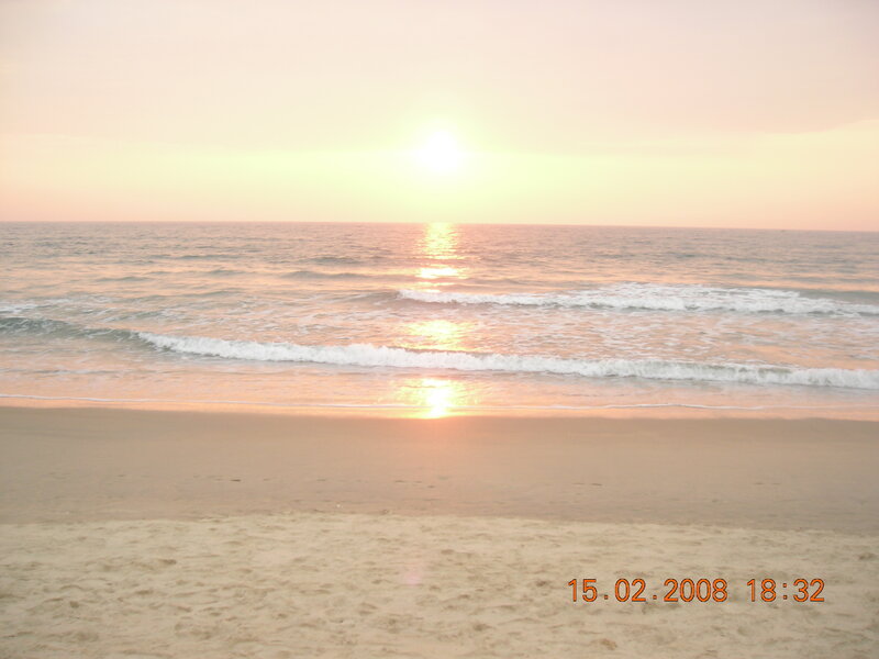 Sunset at the Beach — Orange