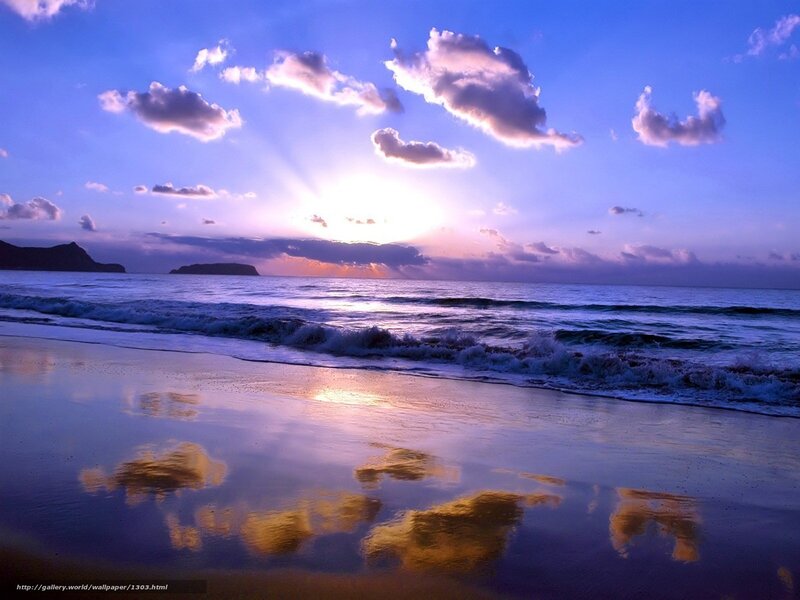 Sunset at the beach