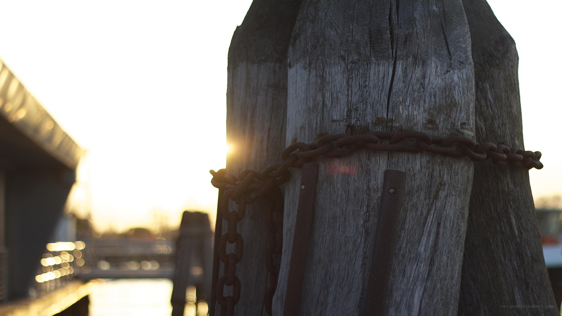 Sunset at the dock