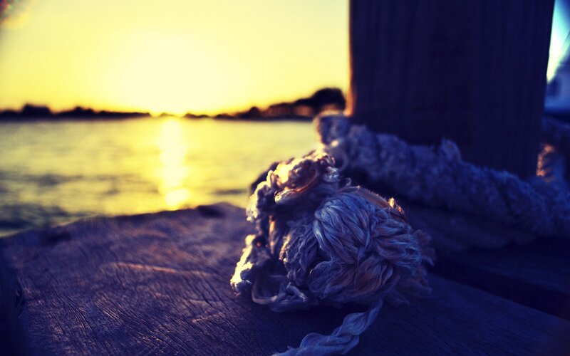 Sunset at the dock