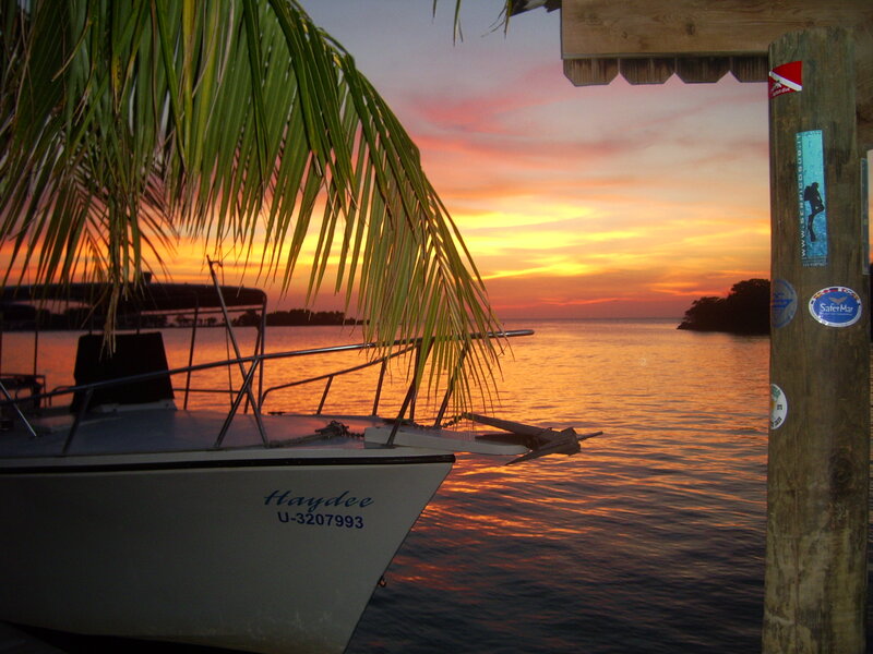 Sunset at the dock