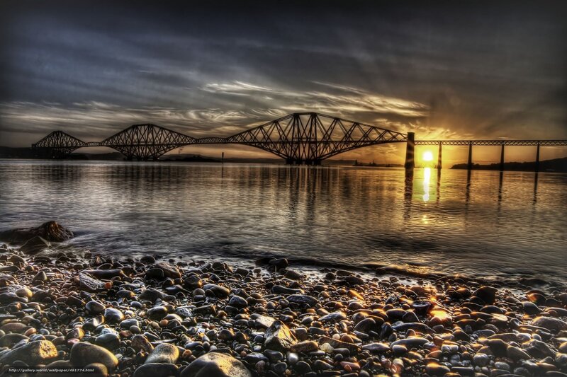 Sunset at the Forth Bridge