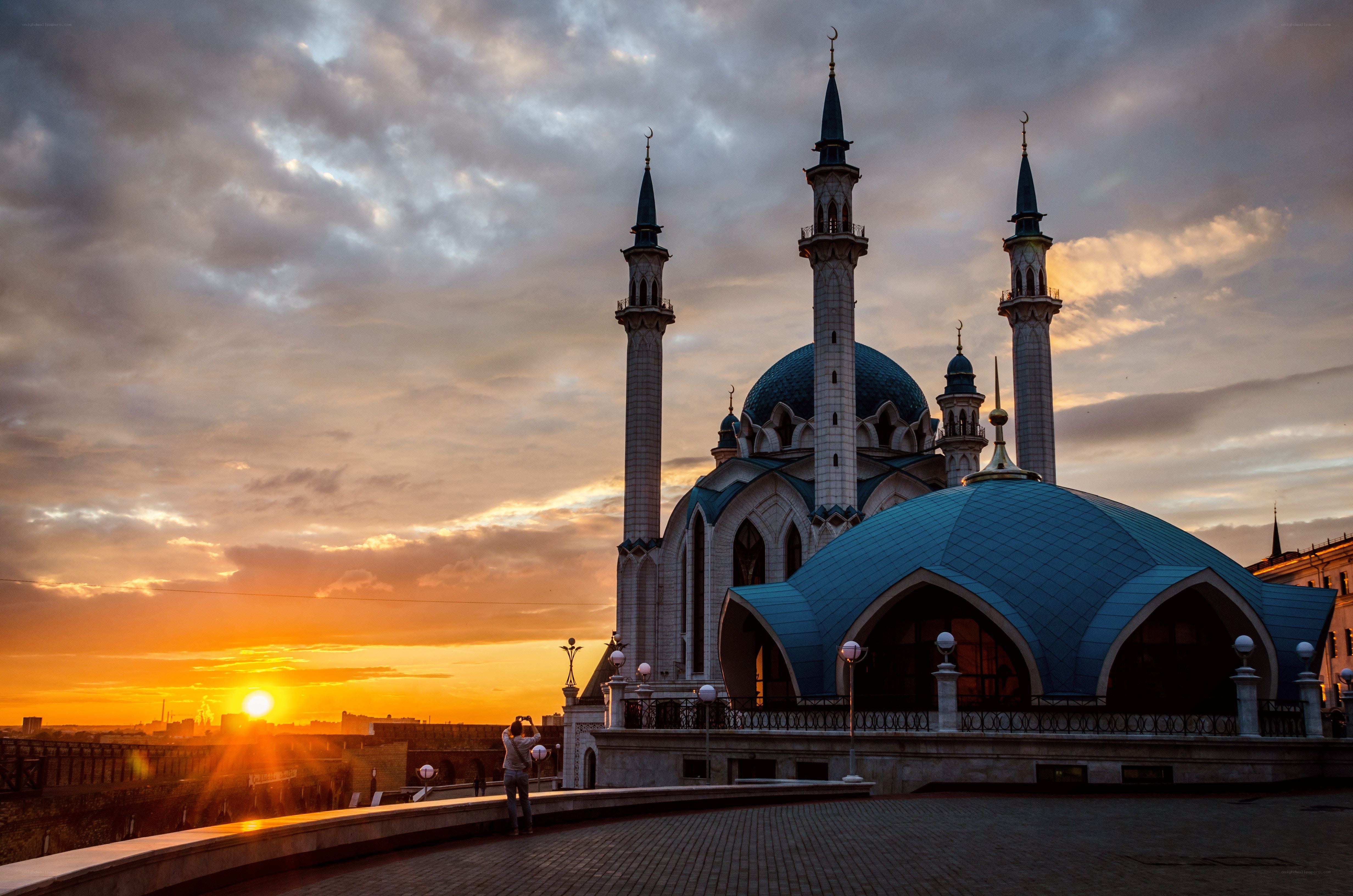 Sunset at the Kazan Kremlin