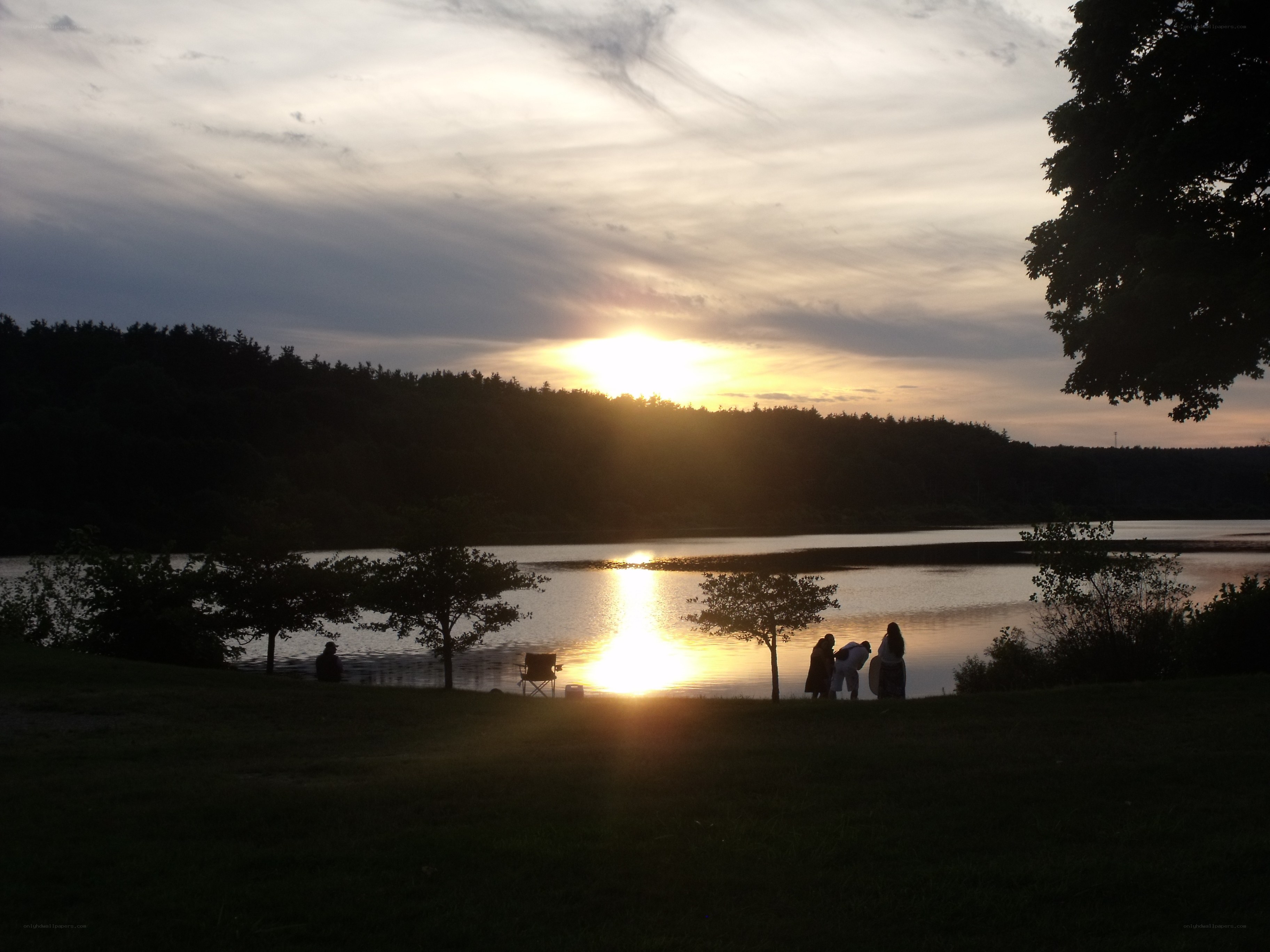 Sunset at the lake