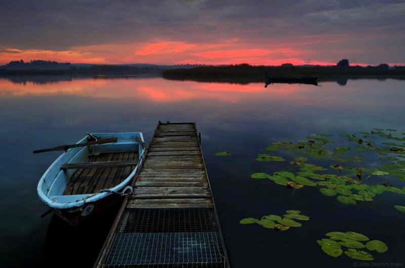 Sunset at the lake