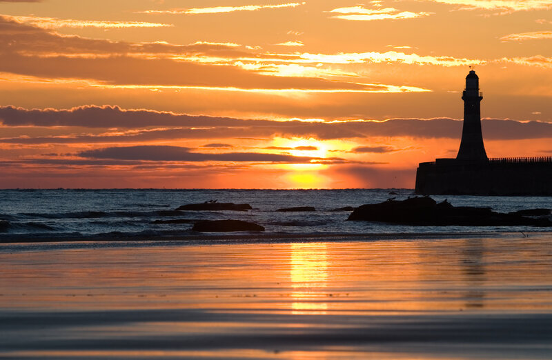 Sunset at the lighthouse