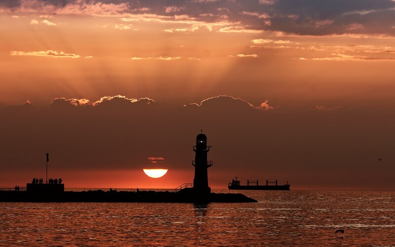 Sunset at the lighthouse