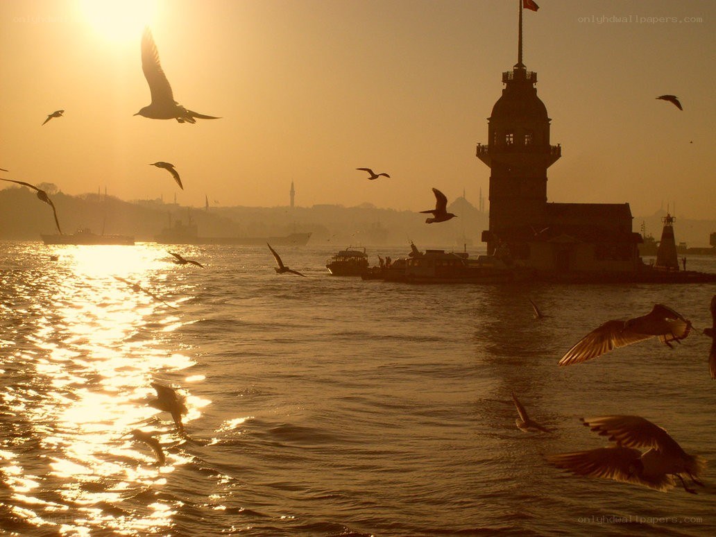 Sunset at the Maiden's Tower