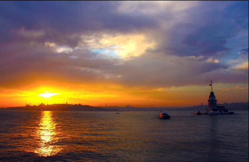 Sunset at the Maiden's Tower