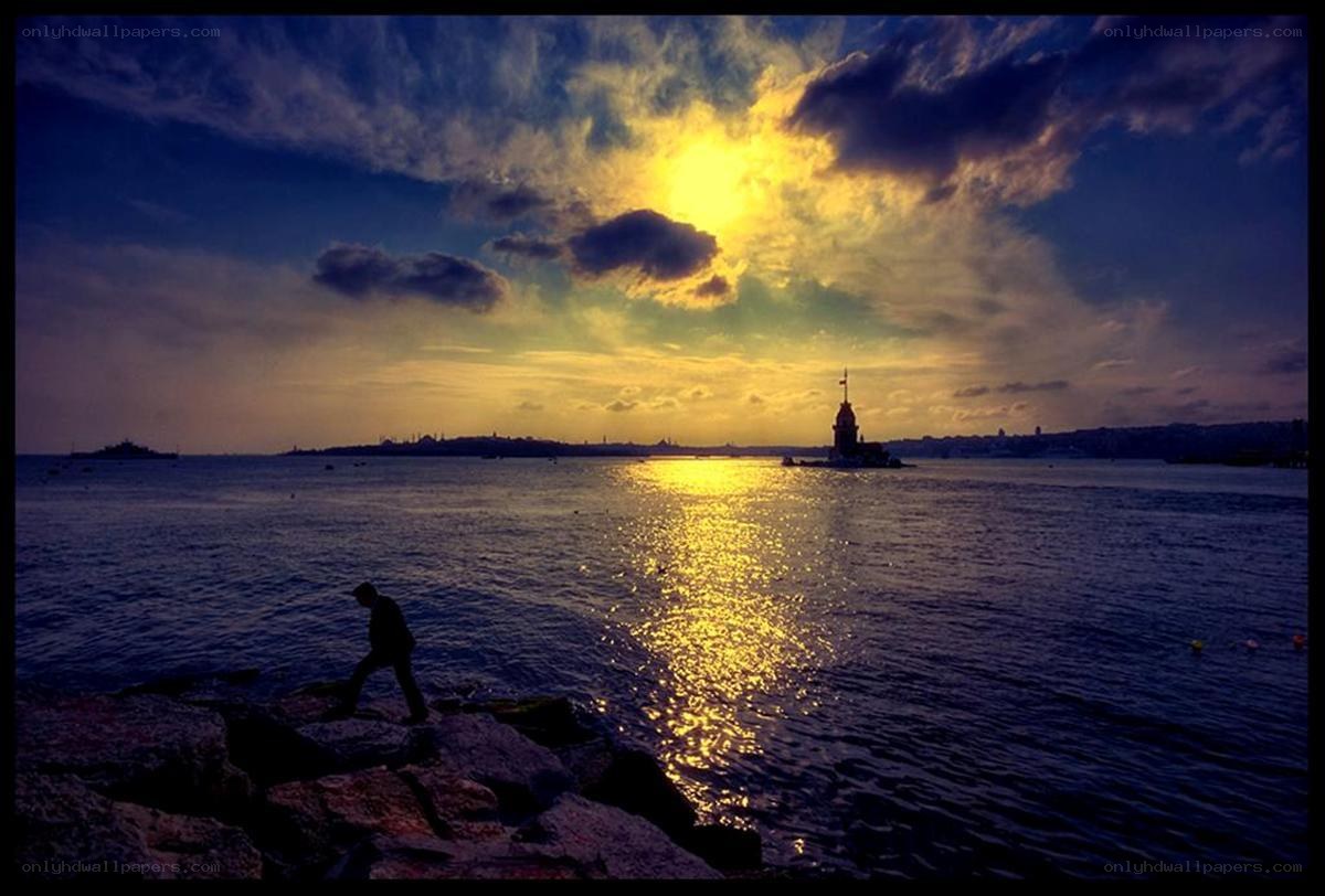 Sunset at the Maiden's Tower