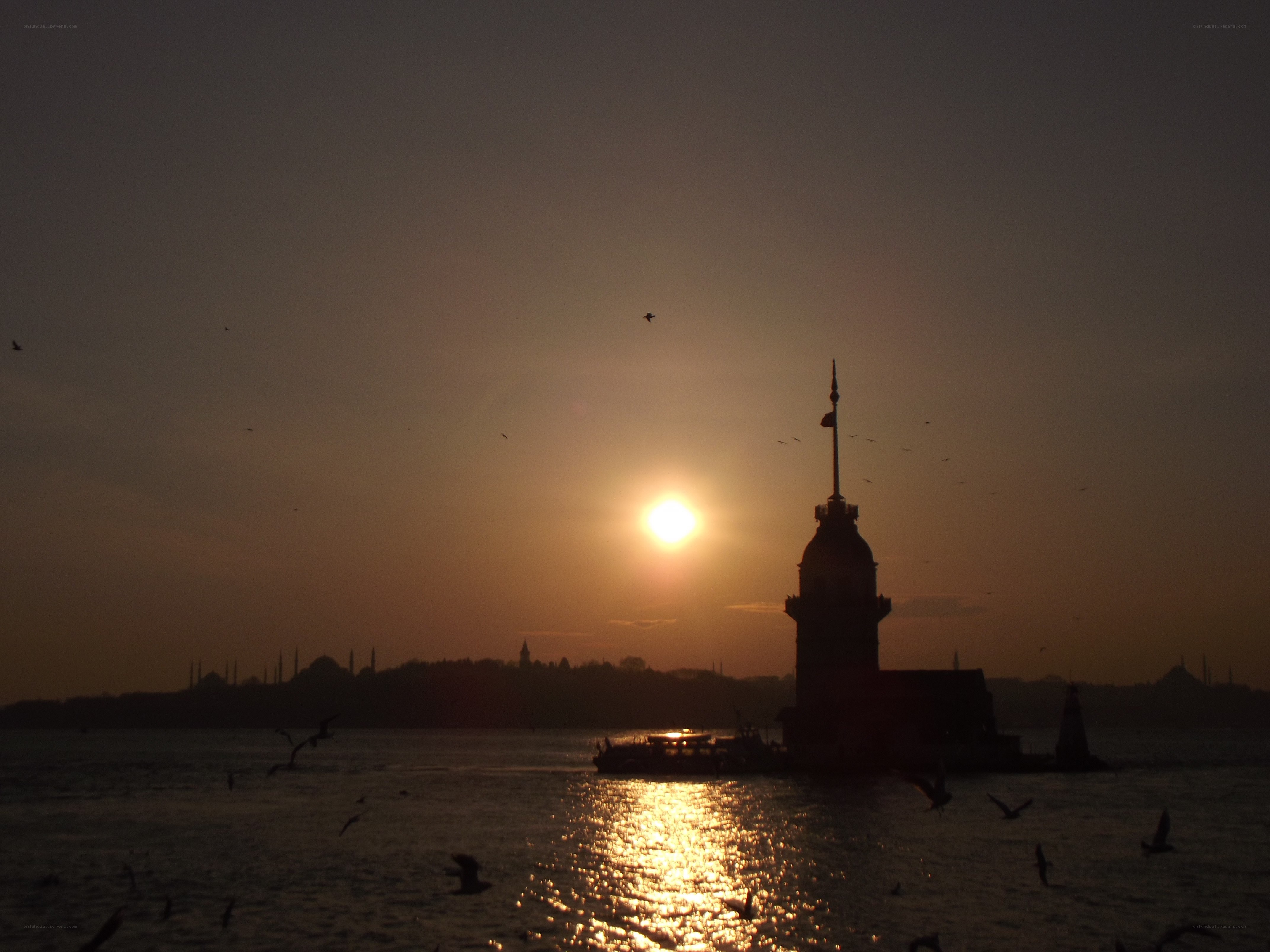 Sunset at the Maiden's Tower
