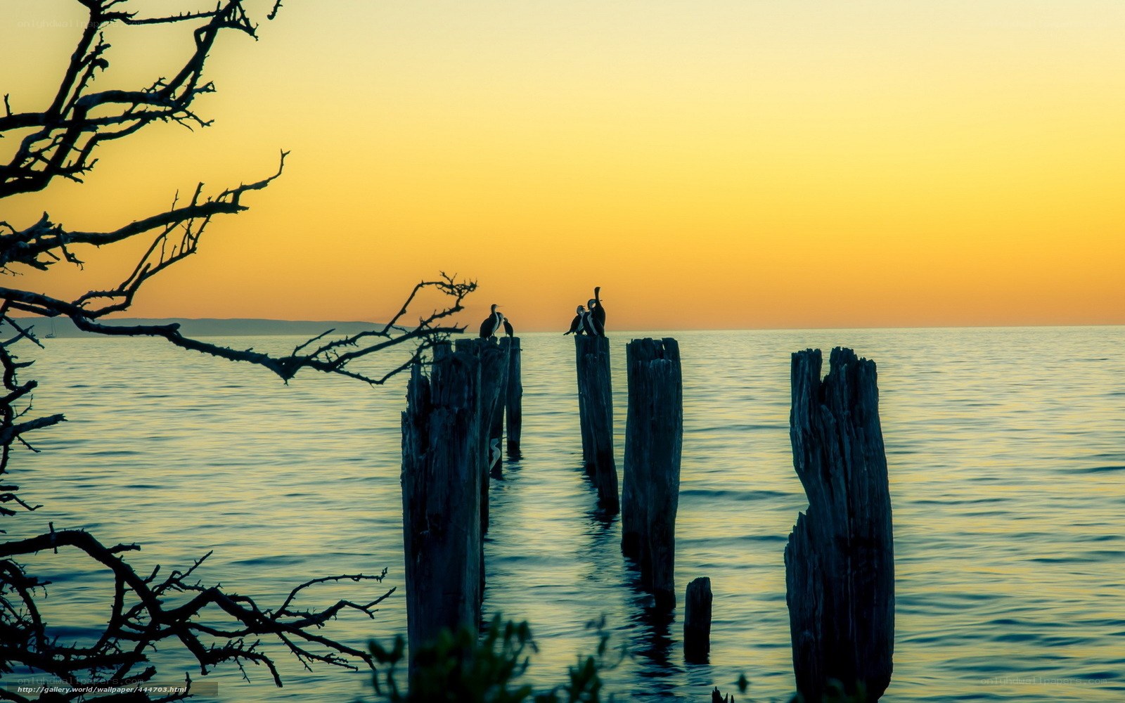 Sunset at the old pier