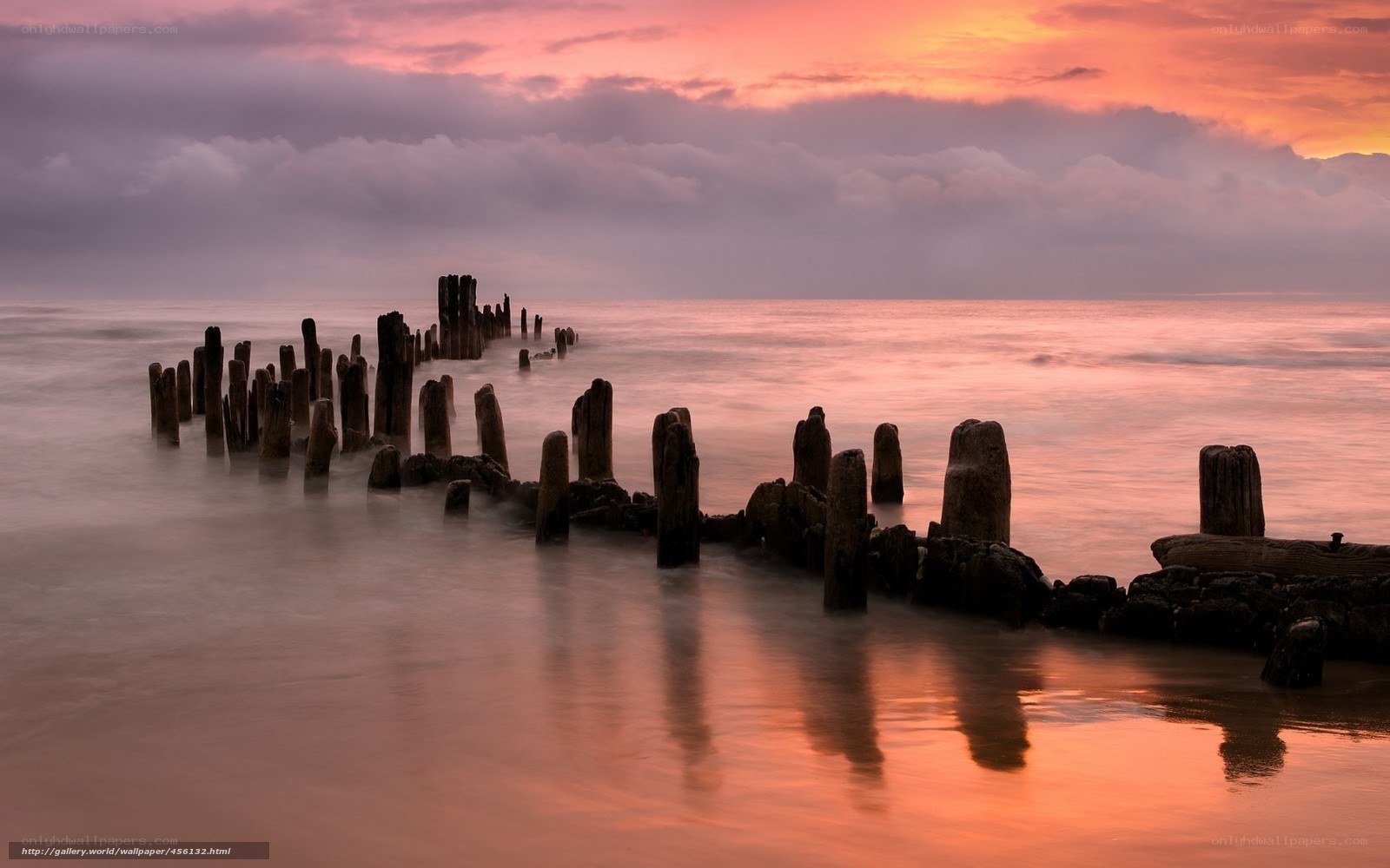 Sunset at the old pier