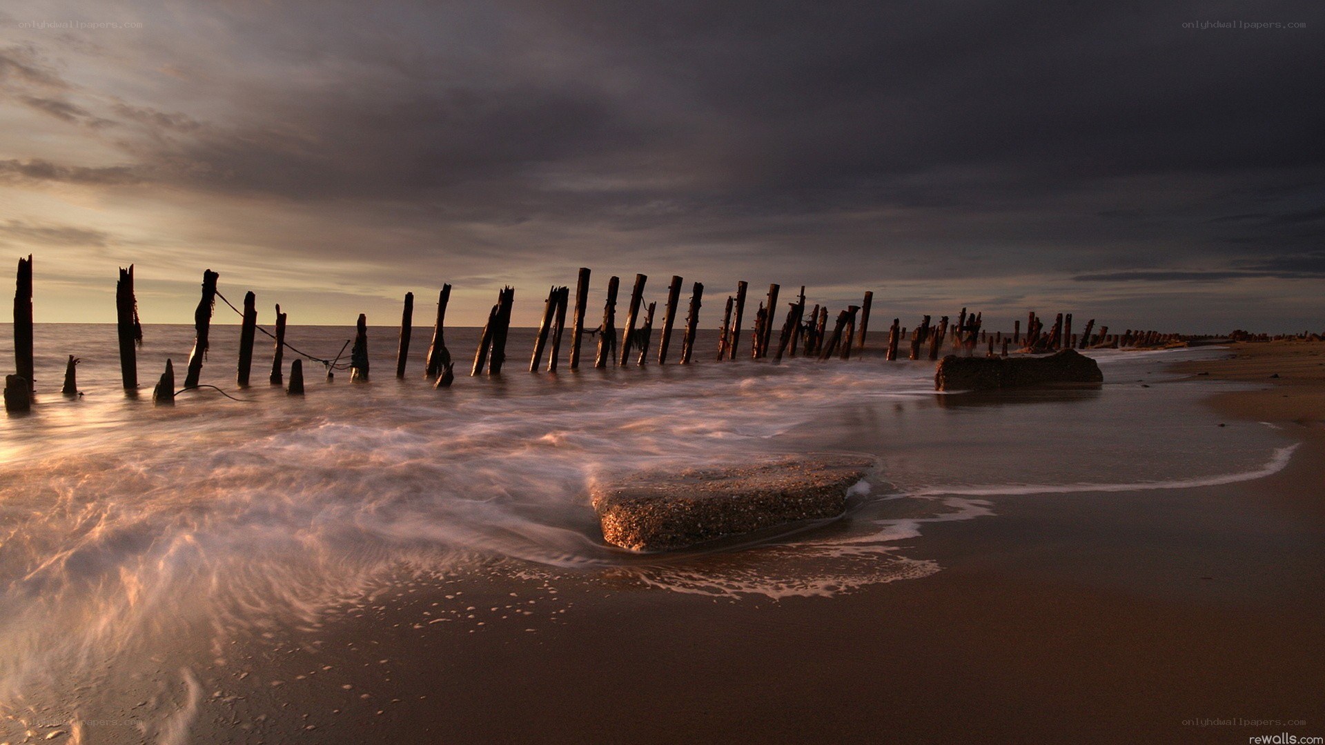 Sunset at the old pier