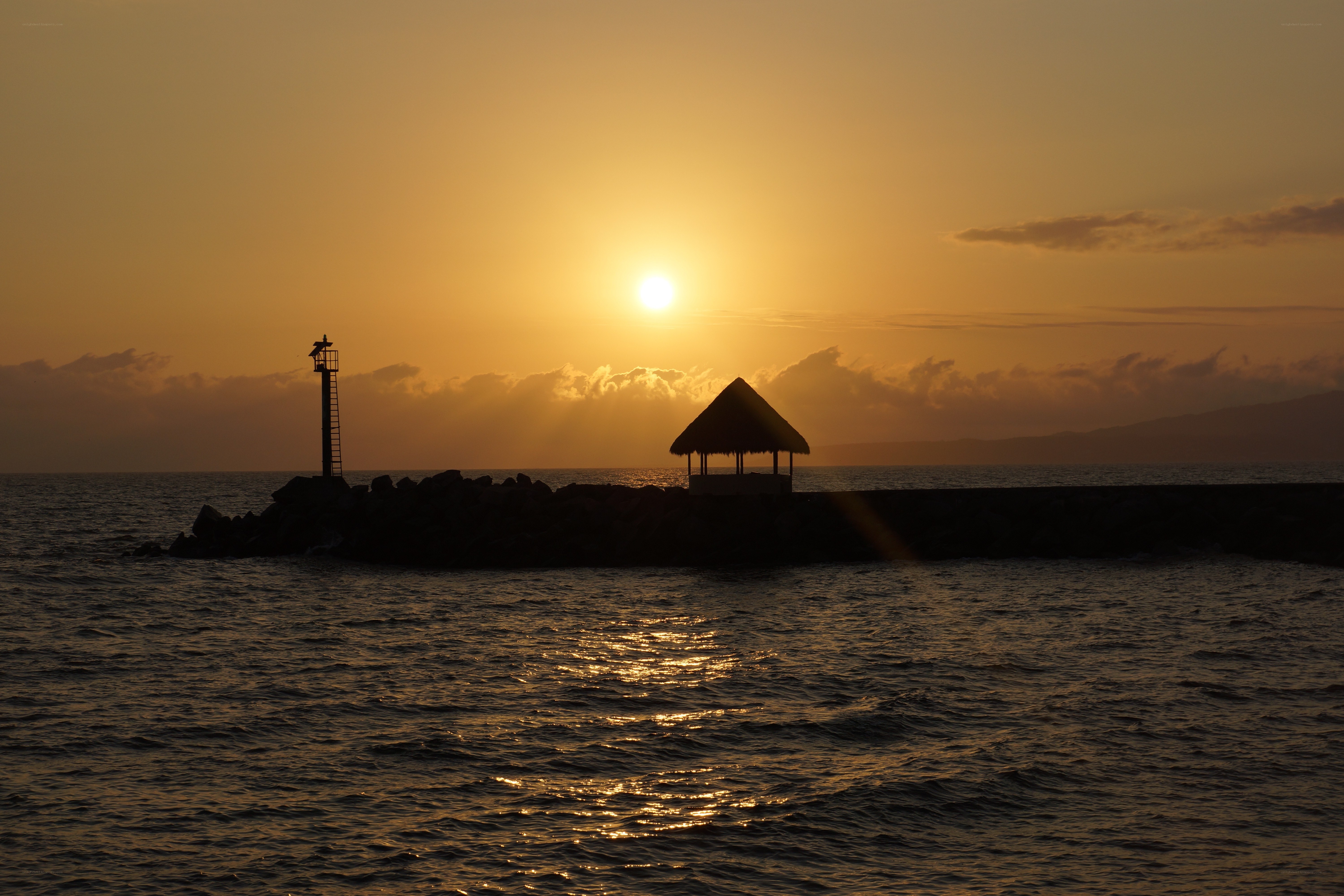 Sunset at the pier