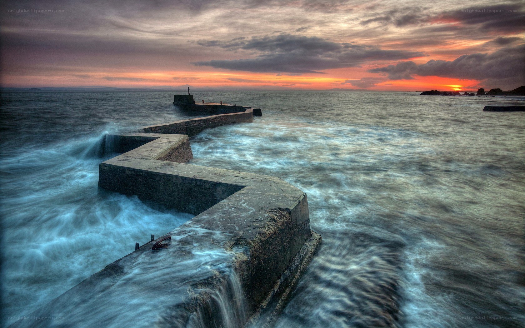 Sunset at the pier