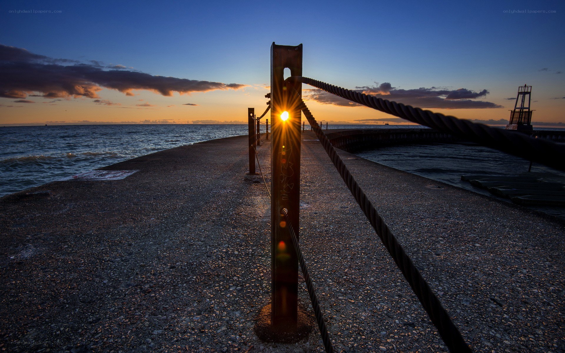 Sunset at the pier