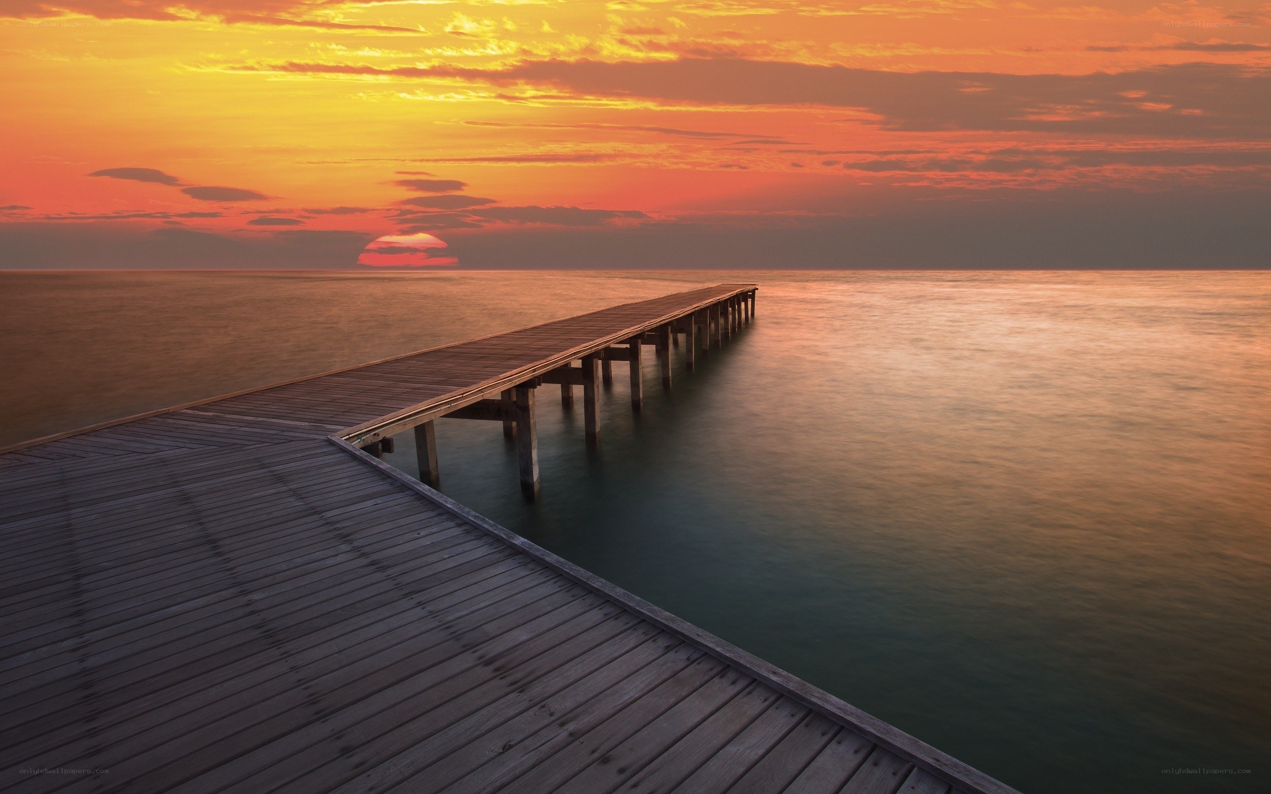Sunset at the pier