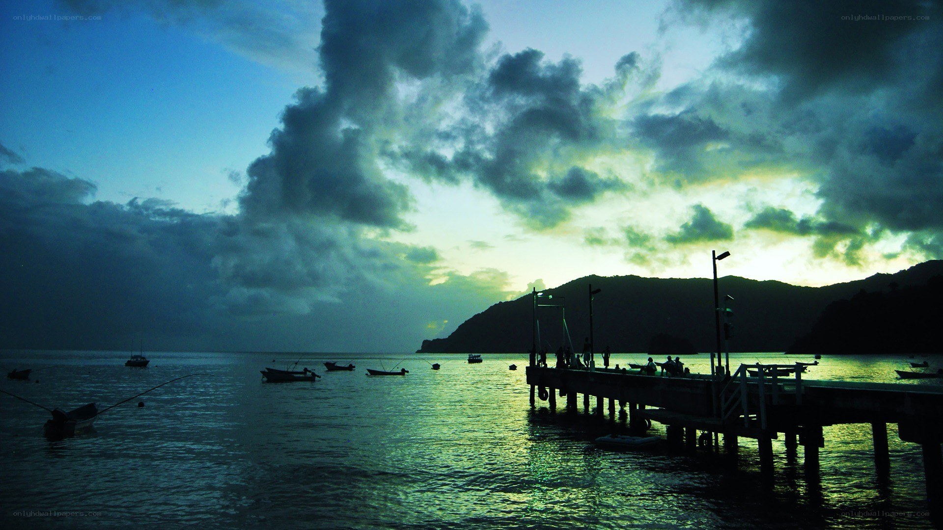 Sunset at the pier