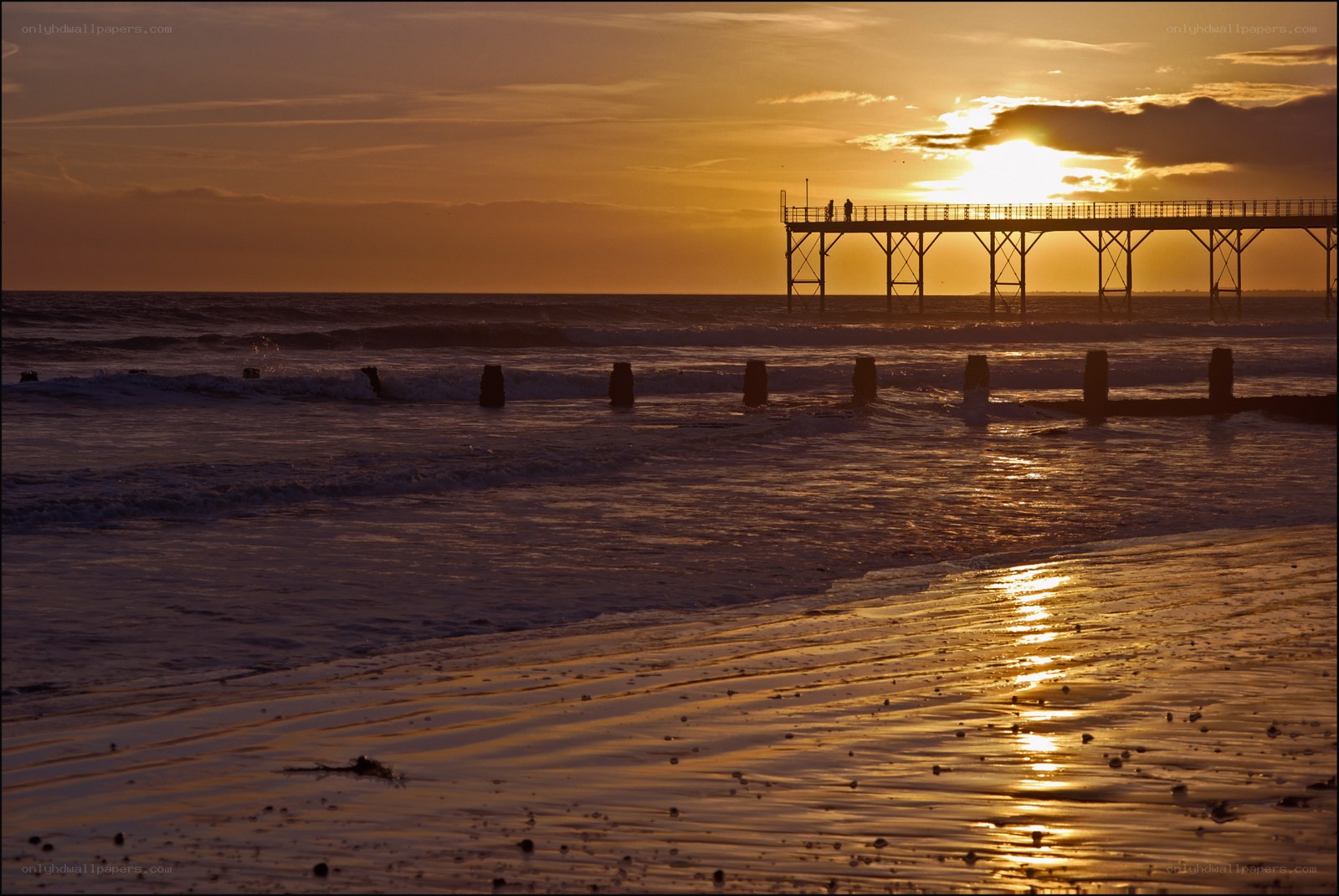 Sunset at the pier