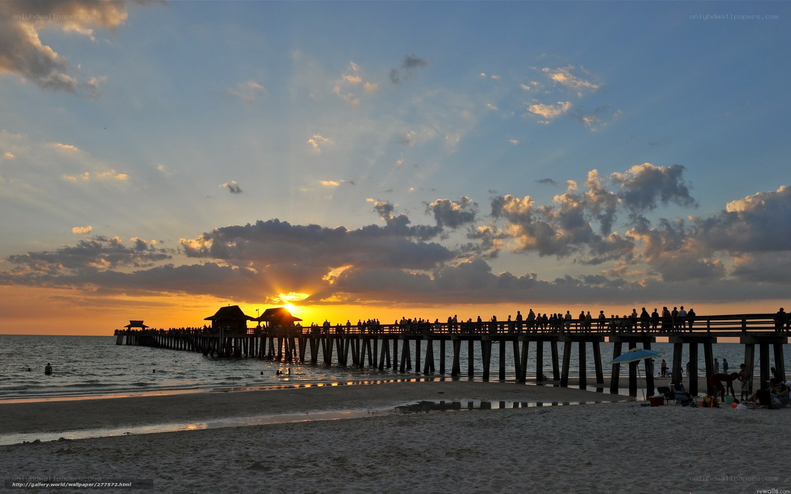 Sunset at the pier