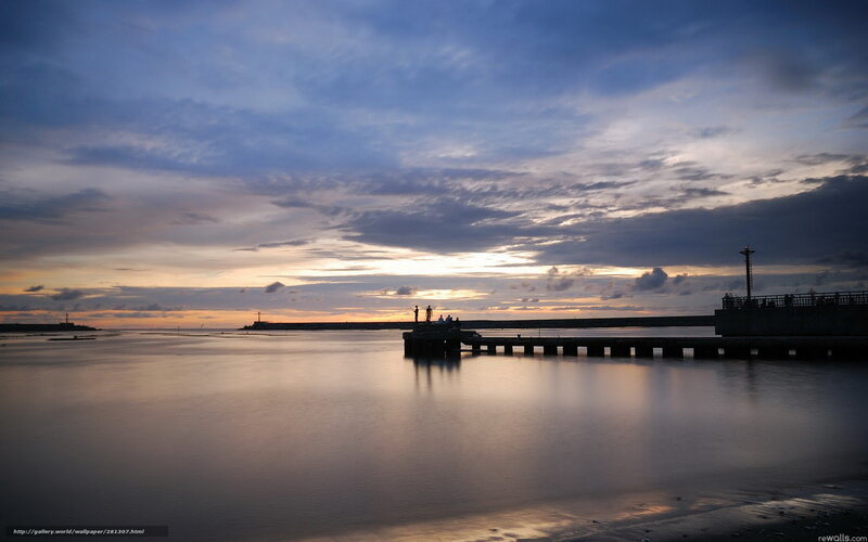 Sunset at the pier