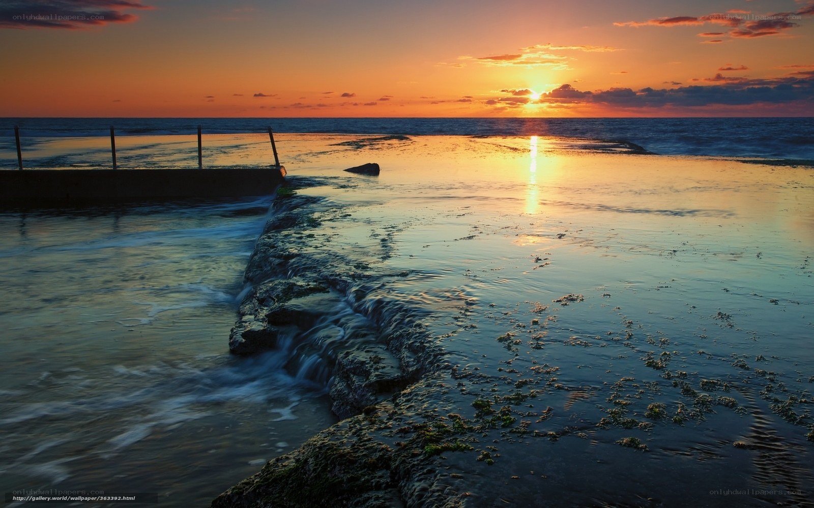 Sunset at the pier