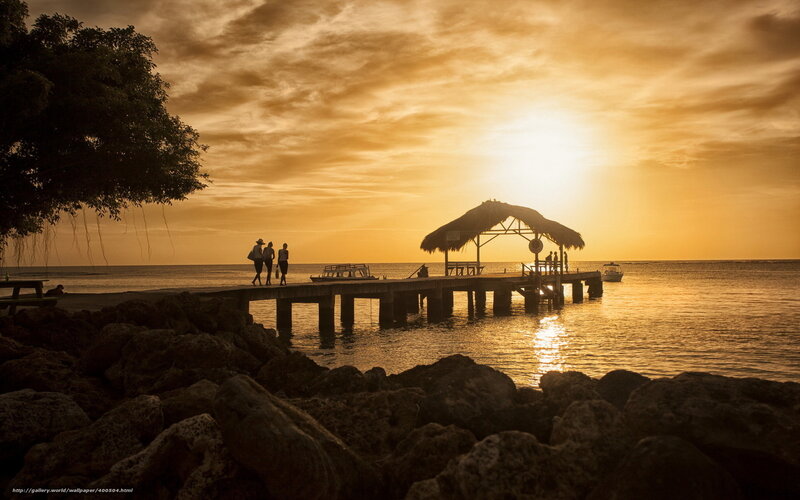 Sunset at the pier